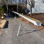 Cut and drop gutters for contractors